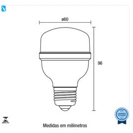 LAMPADA LED BULBO 20W 6500K E-27 LB       03207016