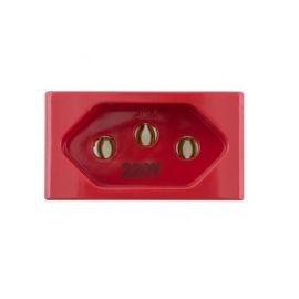 TOMADA PEZZI 2P+T 20A PB MODULAR VM        50037-5