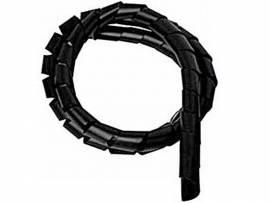 SPIRAL TUBE PRETO   1/4