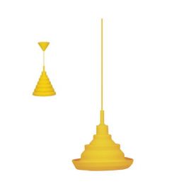 PENDENTE TASCHIBRA 1XE27 AMARELO        MAKE COLOR