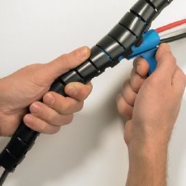 ORGANIZADOR DE CABOS HELAWRAP PRETO HWPP20