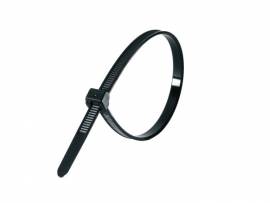 ABRACADEIRA NYLON DUTOPLAST PRETA   10.0 CM