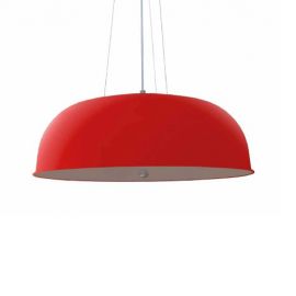 PENDENTE TASCHIBRA 3XE27 VERMELHO FOSCO   TD-827