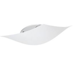 PLAFON TASCHIBRA SOLARI 2 X E-27 QUADRADO BRANCO