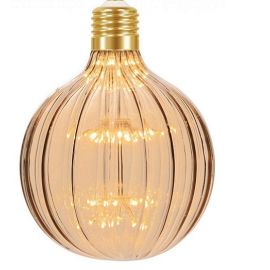 LAMPADA LED FIREWORKS VINTAGE GLOBO G125 BIV AMBAR