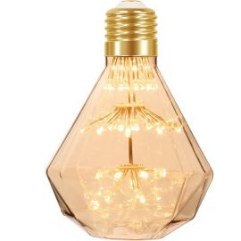 Lampada led fireworks vintage D95 Ambar