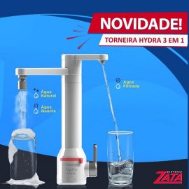 TORNEIRA HYDRA PURAVITTA PAREDE FILTER  5500W BR