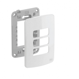 PLACA COMPOSE 4X2 3 POS. C/SUP. MOD. BR   13295558