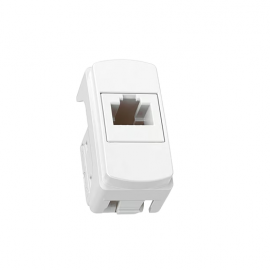 TOMADA MILUZ RJ45 CAT 5E BR               S3B74100