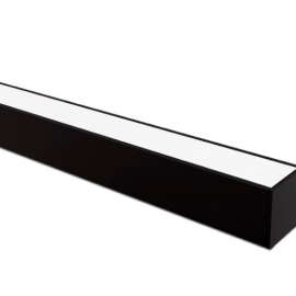 PERFIL TASCHIBRA LED SPIRE 35 SOB. PRETO 3M