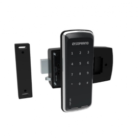 FECHADURA SOPRANO DIGITAL ELETR. SOB PT