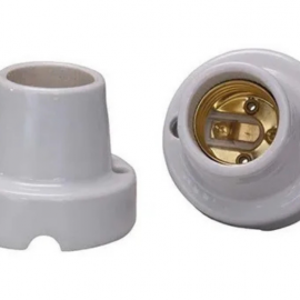 RECEPTACULO DECORLUX PORCELANA E27 FIXO     MT2223