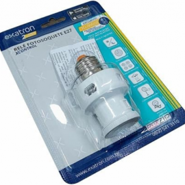 RELE FOTOSOQUETE EXATRON C/TIMER 100W E-27  FTS0MP