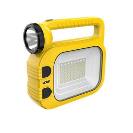LANTERNA REFLETOR TASCHIBRA HUDSON SOLAR RECAR. 5W