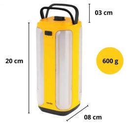 LANTERNA LAMPIAO LED RECARREGAVEL CAMPING VONDER