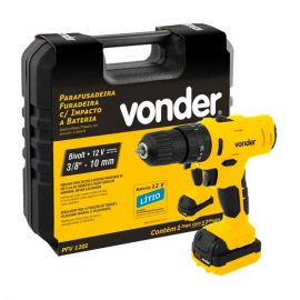 FURADEIRA/PARAFUSADEIRA MARTELETE VONDER 3/8 12V