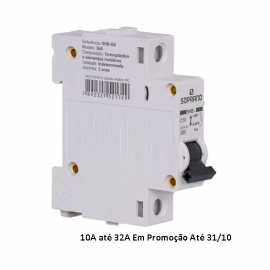 DISJUNTOR MONOF. SOPRANO DIN C  10A       SHB GIII