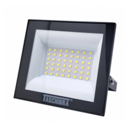 REFLETOR  LED  50W 6500K TASCHIBRA PRETO