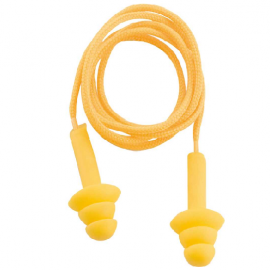 PROTETOR AUDITIVO PLUG CORDÃO AMARELO
