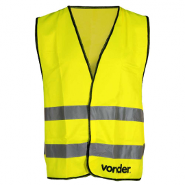 COLETE REFLETIVO AMARELO FLUORESCENTE VONDER