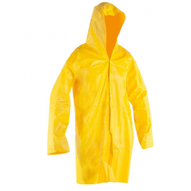 CAPA DE CHUVA PVC S/ FORRO AMARELA G VONDER