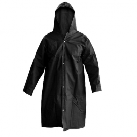 CAPA DE CHUVA PVC C/ FORRO PRETA G BRASCAMP