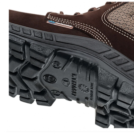 BOTINA COURO NUBUCK MARROM PU C/BIQ 40 50B26CBBPCX